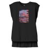 Women's Flowy Muscle Tee With Rolled Cuffs Thumbnail