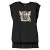 Women's Flowy Muscle Tee With Rolled Cuffs Thumbnail
