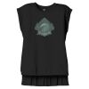 Women's Flowy Muscle Tee With Rolled Cuffs Thumbnail