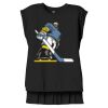 Women's Flowy Muscle Tee With Rolled Cuffs Thumbnail