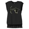 Women's Flowy Muscle Tee With Rolled Cuffs Thumbnail