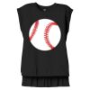 Women's Flowy Muscle Tee With Rolled Cuffs Thumbnail