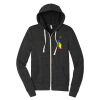 Unisex Triblend Sponge Fleece Full Zip Hoodie Thumbnail
