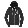 Unisex Triblend Sponge Fleece Full Zip Hoodie Thumbnail