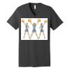 Unisex Jersey Short Sleeve V Neck Tee Thumbnail