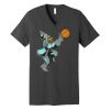 Unisex Jersey Short Sleeve V Neck Tee Thumbnail