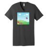 Unisex Jersey Short Sleeve V Neck Tee Thumbnail