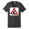 Unisex Jersey Short Sleeve V Neck Tee Thumbnail