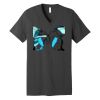 Unisex Jersey Short Sleeve V Neck Tee Thumbnail