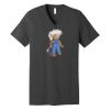 Unisex Jersey Short Sleeve V Neck Tee Thumbnail