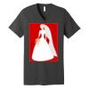 Unisex Jersey Short Sleeve V Neck Tee Thumbnail