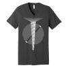 Unisex Jersey Short Sleeve V Neck Tee Thumbnail