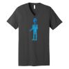 Unisex Jersey Short Sleeve V Neck Tee Thumbnail