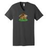 Unisex Jersey Short Sleeve V Neck Tee Thumbnail