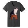 Unisex Jersey Short Sleeve V Neck Tee Thumbnail