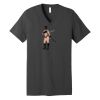 Unisex Jersey Short Sleeve V Neck Tee Thumbnail