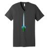 Unisex Jersey Short Sleeve V Neck Tee Thumbnail