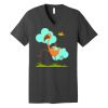 Unisex Jersey Short Sleeve V Neck Tee Thumbnail