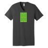 Unisex Jersey Short Sleeve V Neck Tee Thumbnail