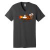 Unisex Jersey Short Sleeve V Neck Tee Thumbnail