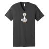 Unisex Jersey Short Sleeve V Neck Tee Thumbnail