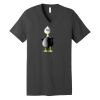Unisex Jersey Short Sleeve V Neck Tee Thumbnail