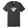 Unisex Jersey Short Sleeve V Neck Tee Thumbnail
