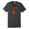 Unisex Jersey Short Sleeve V Neck Tee Thumbnail