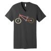 Unisex Jersey Short Sleeve V Neck Tee Thumbnail