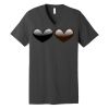 Unisex Jersey Short Sleeve V Neck Tee Thumbnail