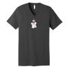 Unisex Jersey Short Sleeve V Neck Tee Thumbnail