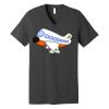 Unisex Jersey Short Sleeve V Neck Tee Thumbnail