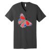 Unisex Jersey Short Sleeve V Neck Tee Thumbnail
