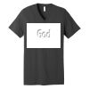 Unisex Jersey Short Sleeve V Neck Tee Thumbnail
