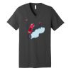 Unisex Jersey Short Sleeve V Neck Tee Thumbnail