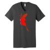Unisex Jersey Short Sleeve V Neck Tee Thumbnail