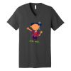 Unisex Jersey Short Sleeve V Neck Tee Thumbnail