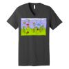 Unisex Jersey Short Sleeve V Neck Tee Thumbnail