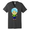 Unisex Jersey Short Sleeve V Neck Tee Thumbnail