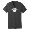 Unisex Jersey Short Sleeve V Neck Tee Thumbnail