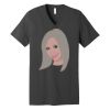Unisex Jersey Short Sleeve V Neck Tee Thumbnail