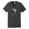 Unisex Jersey Short Sleeve V Neck Tee Thumbnail