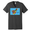 Unisex Jersey Short Sleeve V Neck Tee Thumbnail