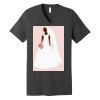 Unisex Jersey Short Sleeve V Neck Tee Thumbnail
