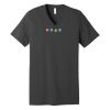 Unisex Jersey Short Sleeve V Neck Tee Thumbnail
