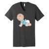 Unisex Jersey Short Sleeve V Neck Tee Thumbnail