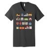Unisex Jersey Short Sleeve V Neck Tee Thumbnail