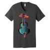 Unisex Jersey Short Sleeve V Neck Tee Thumbnail