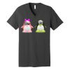 Unisex Jersey Short Sleeve V Neck Tee Thumbnail