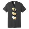Unisex Jersey Short Sleeve V Neck Tee Thumbnail